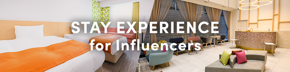 STAY EXPERIENCE for Influencers